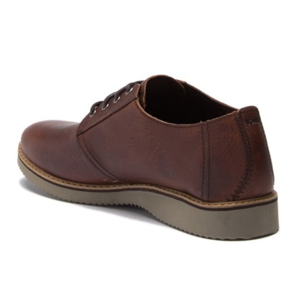 SOLD~Toms Peanut Brown Leather Preston Dress Shoes - Picture 2 of 8
